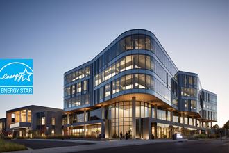 Exact Sciences Innovation One headquarters with the Energy Star logo in the corner.
